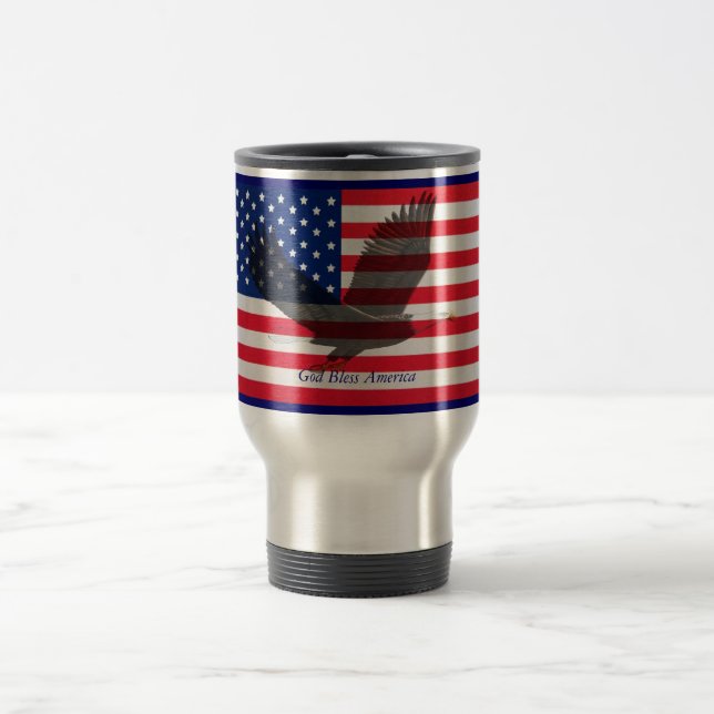 Caneca Térmica Deus abençoe America Mug (Centro)