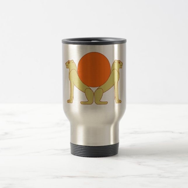 Caneca Térmica deus egípcios Aker egypt god (Centro)