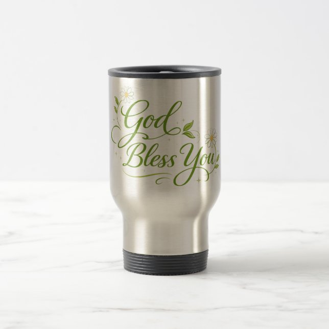 Caneca Térmica Deus lhe abençoe (Centro)