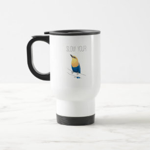 Caneca Térmica Devagar seu cilindro (cilindro de barriga azul)
