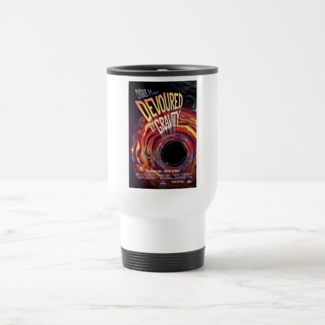 Caneca Térmica Devorado Pela Gravidade Buraco de Halloween Horror (Centro)