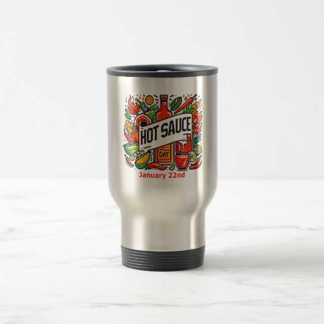 Caneca Térmica Dia 22 de janeiro - Molho quente (Centro)