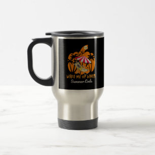 Caneca Térmica Dia de as Bruxas engraçado de Esqueleto de Summerw