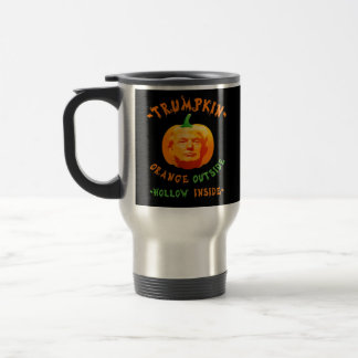 Caneca Térmica Dia de as Bruxas engraçado Trumpkin Clássico