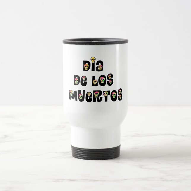 Caneca Térmica Dia De Los Muertos Calaveras (Centro)