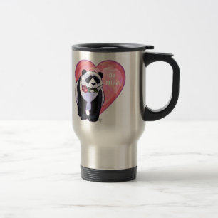 Caneca Térmica Dia de os namorados do Urso de Panda