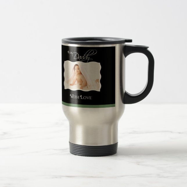 Caneca Térmica dia de os pais 1rua - Foto personalizada preta sem (Direita)