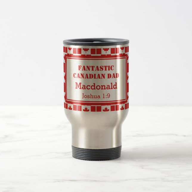 Caneca Térmica Dia de os pais FANTÁSTICO CANADIANO (Centro)