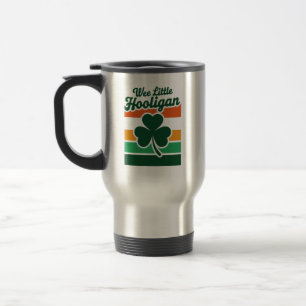 Caneca Térmica Dia de São Patrício Pequeno Hooligan Engraçado