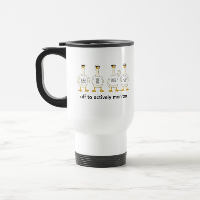 Caneca Térmica Dia de Teste Desligado para Monitorar Ativamente o (Esquerda)