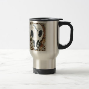Caneca Térmica dia del muertos - crânio pintado
