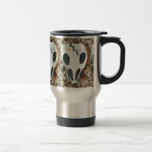 Caneca Térmica dia del muertos - crânios pintados