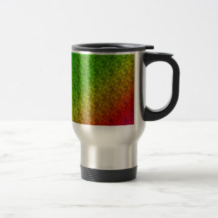 Caneca Térmica Diag Gradient Floral Verde