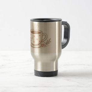 Caneca Térmica Dias suaves, pensamentos aconchegantes - Arte de X