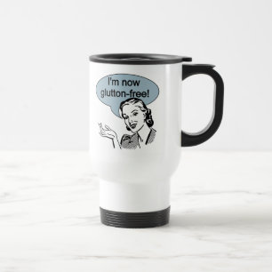 Caneca Térmica Dieta Humorística Livre de Glutton