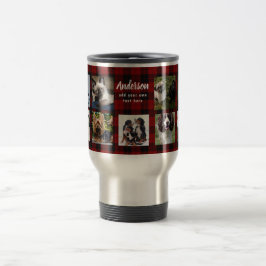 Caneca Térmica Dif. Gif. Gif. Cat Dog Red Tartan