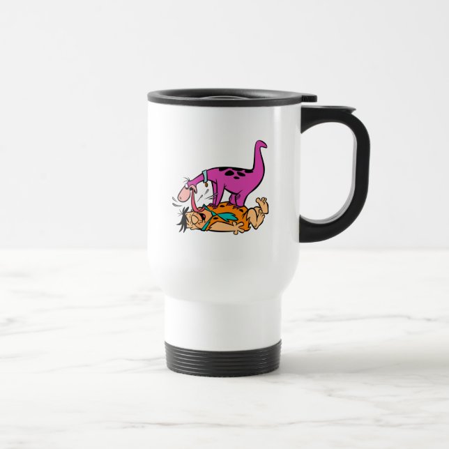 Caneca Térmica Dino Licking Fred Flintstone (Direita)