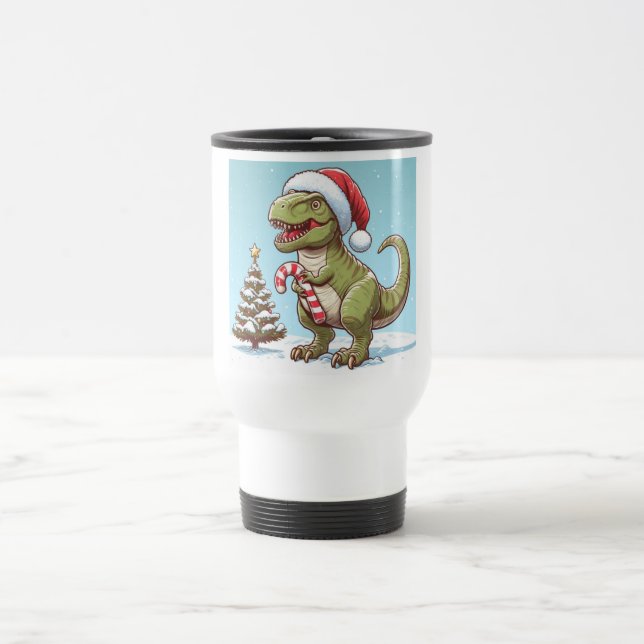 Caneca Térmica Dinossauro candi doce de Natal (Centro)