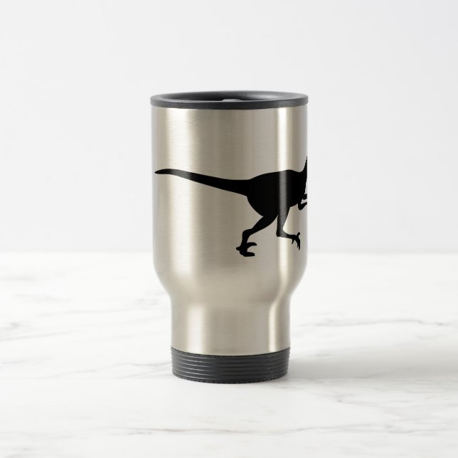 Caneca Térmica Dinossauro do Velociraptor (Centro)