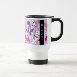 Caneca Térmica Dinossauros Espaciais, Dinossauros Bonitos, Estrel