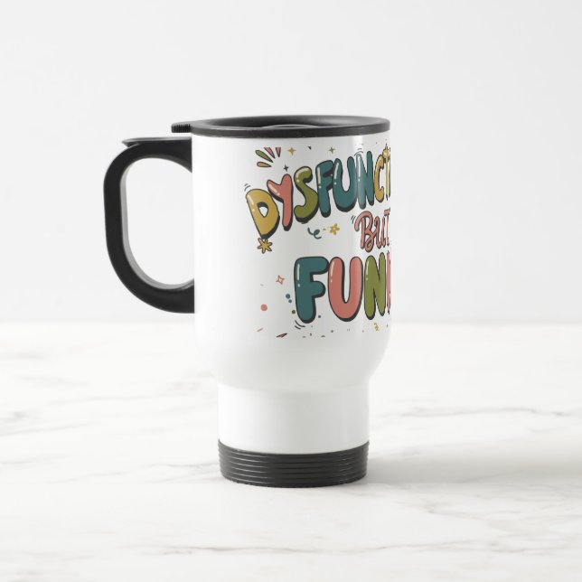 Caneca Térmica Disfuncional, mas engraçado (Esquerda)