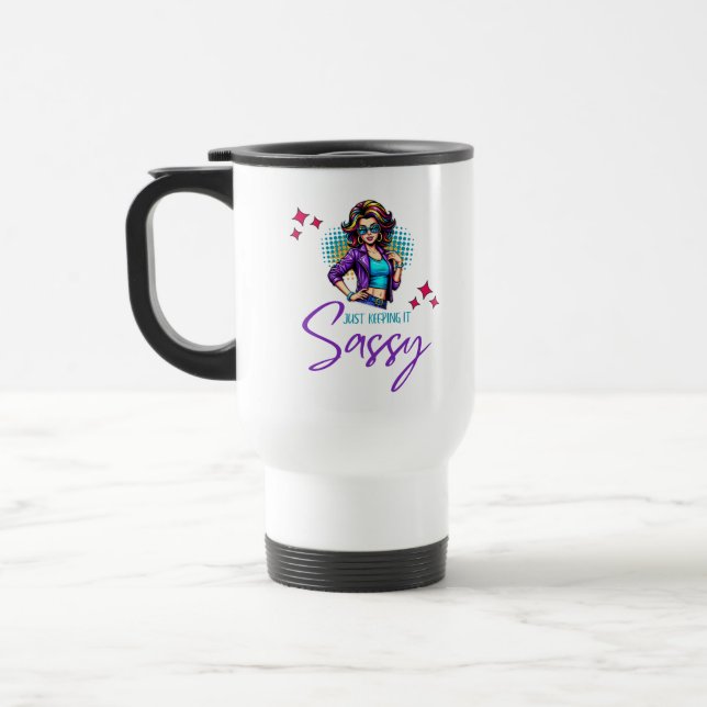 Caneca Térmica Divã Neon Sassy (Esquerda)