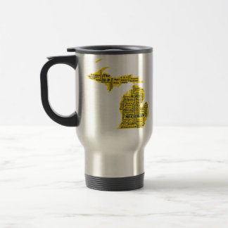 Caneca Térmica Diversão Amarelo e Marinho do Estado Azul das cida