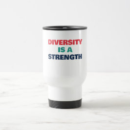 Caneca Térmica Diversidade É Uma Força Texto Personalizado Orgulh