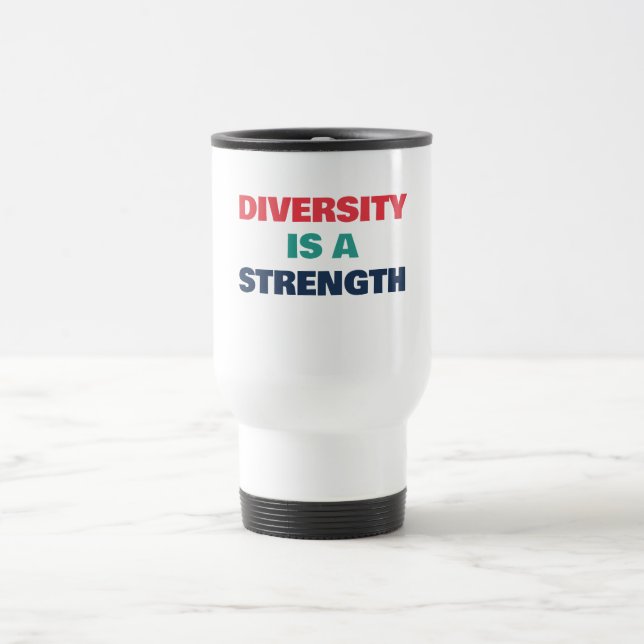 Caneca Térmica Diversidade É Uma Força Texto Personalizado Orgulh (Centro)