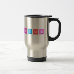 Caneca Térmica Divertimento da química da mesa periódica