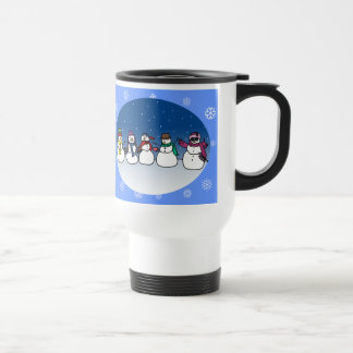 Caneca Térmica Divertimento do boneco de neve