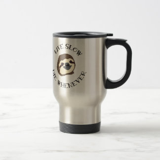 Caneca Térmica Divisa da preguiça - viva retarde & morra sempre
