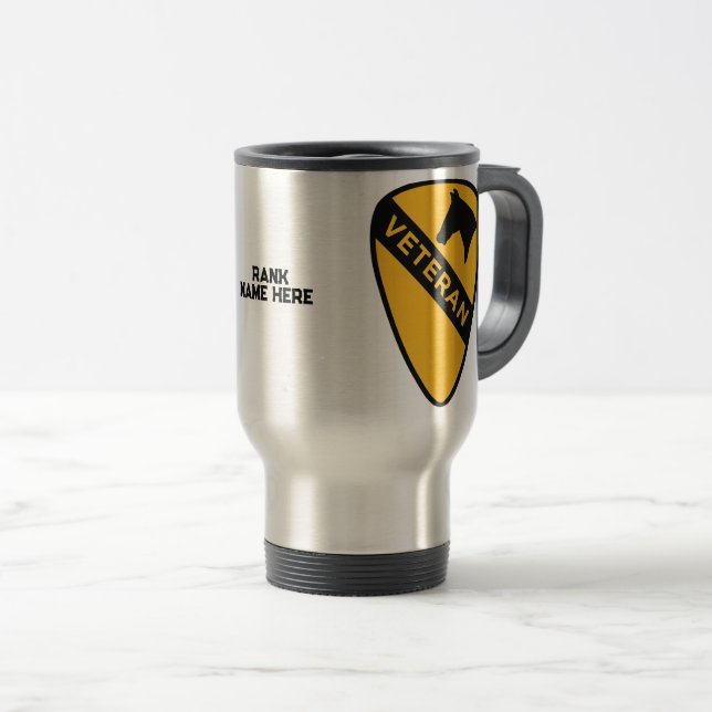 Caneca Térmica Divisão de Cavalaria de 1rua Personalizável Vetera (Frente Esquerda)