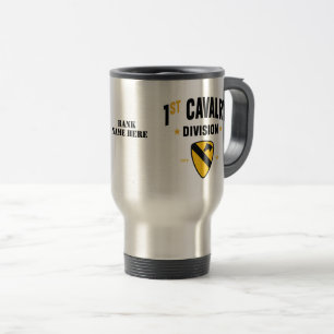 Caneca Térmica Divisão de Cavalaria de 1rua "Primeira Equipe dos