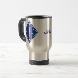 Caneca Térmica Divisão Marinha das ruas Personalizável