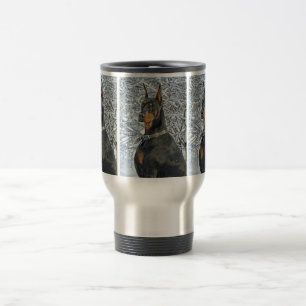 Caneca Térmica Doberman na neve de Fosty