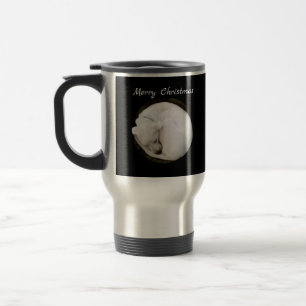 Caneca Térmica Docinho Enrolado Cachorro Branco Um Natal Pacífic