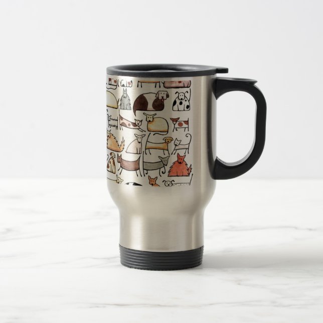 Caneca Térmica dogs cães (Direita)