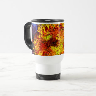 Caneca Térmica Dois Girassóis Cortados Van Gogh