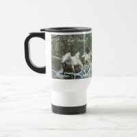 Dois Poloneses Pegasi e Totem Fantasy Art Mug