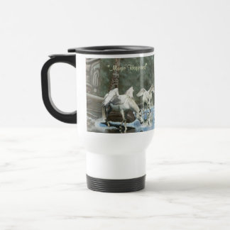 Caneca Térmica Dois Poloneses Pegasi e Totem Fantasy Art Mug