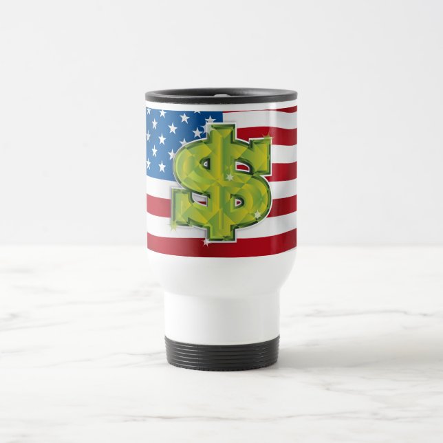 Caneca Térmica Dólar EUA (Centro)