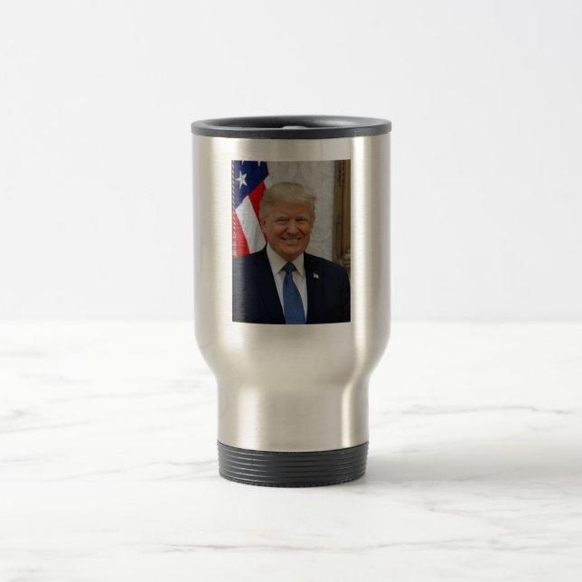 Caneca Térmica Donald Trump Presidente dos EUA Casa Branca MAGA 2 (Centro)