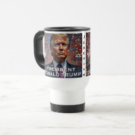 Caneca Térmica Donald Trump Presidente Modern Retrato
