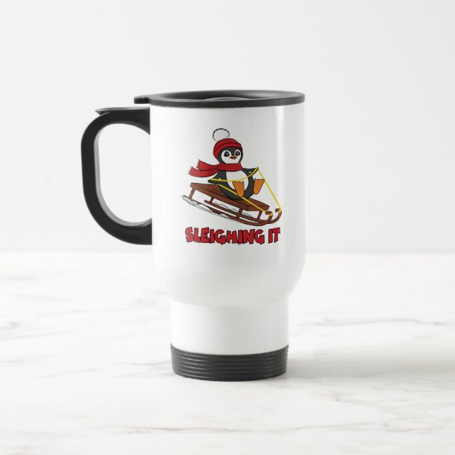 Caneca Térmica Dormir - Pinguim-Cuta-Neve (Esquerda)