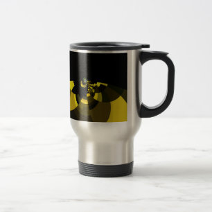 Caneca Térmica Dourado negro