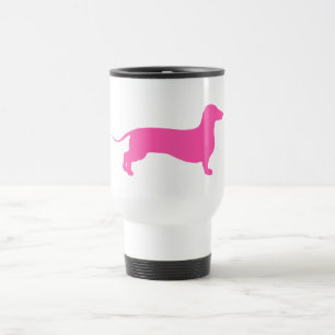 Caneca Térmica Doxie cor-de-rosa