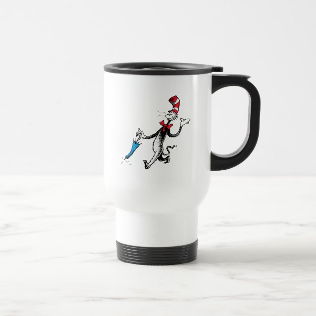 Caneca Térmica Dr. Seuss | Gato na Marcha dos Guarda-chuvas (Direita)