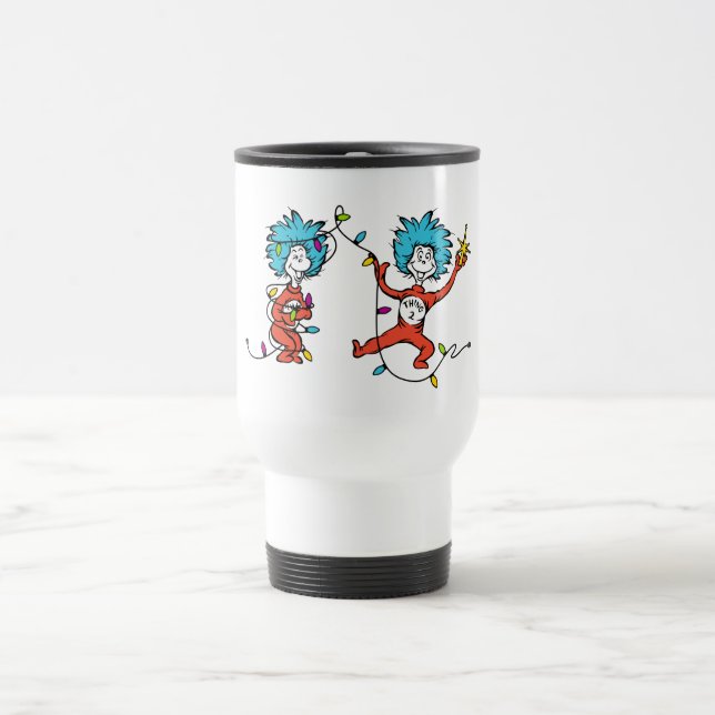 Caneca Térmica Dr. Seuss| Grinch| Coisa 1 & Coisa 2 Dançar (Centro)
