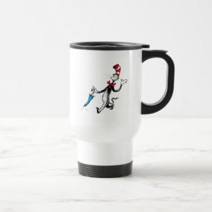 Caneca Térmica Dr. Seuss O Gato no Chapéu Caminhada com Guarda-